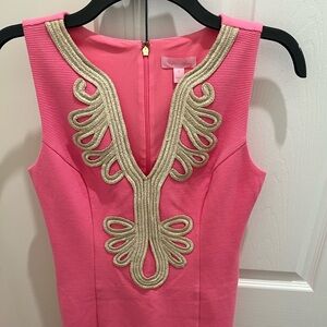 LILLY PULITZER SHIFT DRESS JANICE (Hotty Pink) great for parties and weddings.